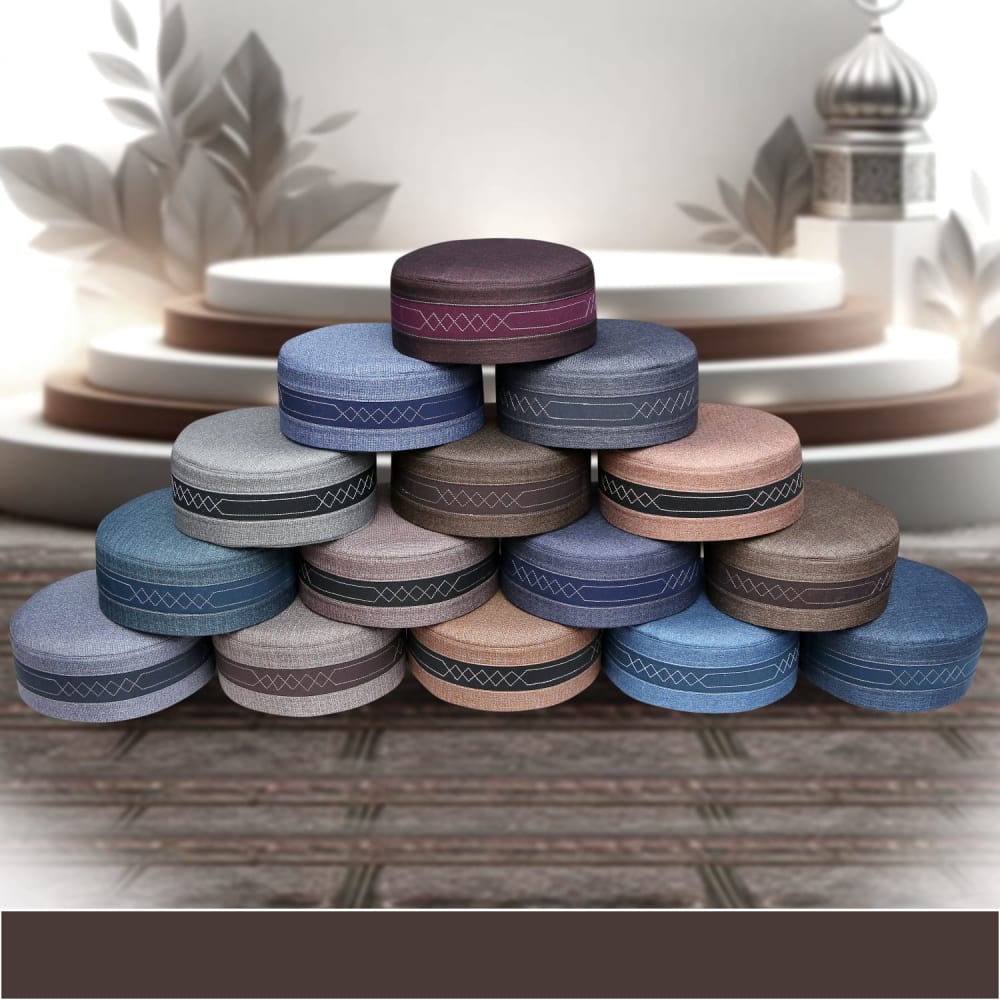 Premium Kufi Cap – Comfortable Islamic Prayer Cap