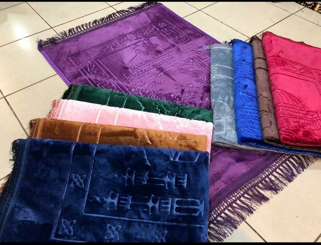 Luxury Velvet Prayer Mat Janamaz
