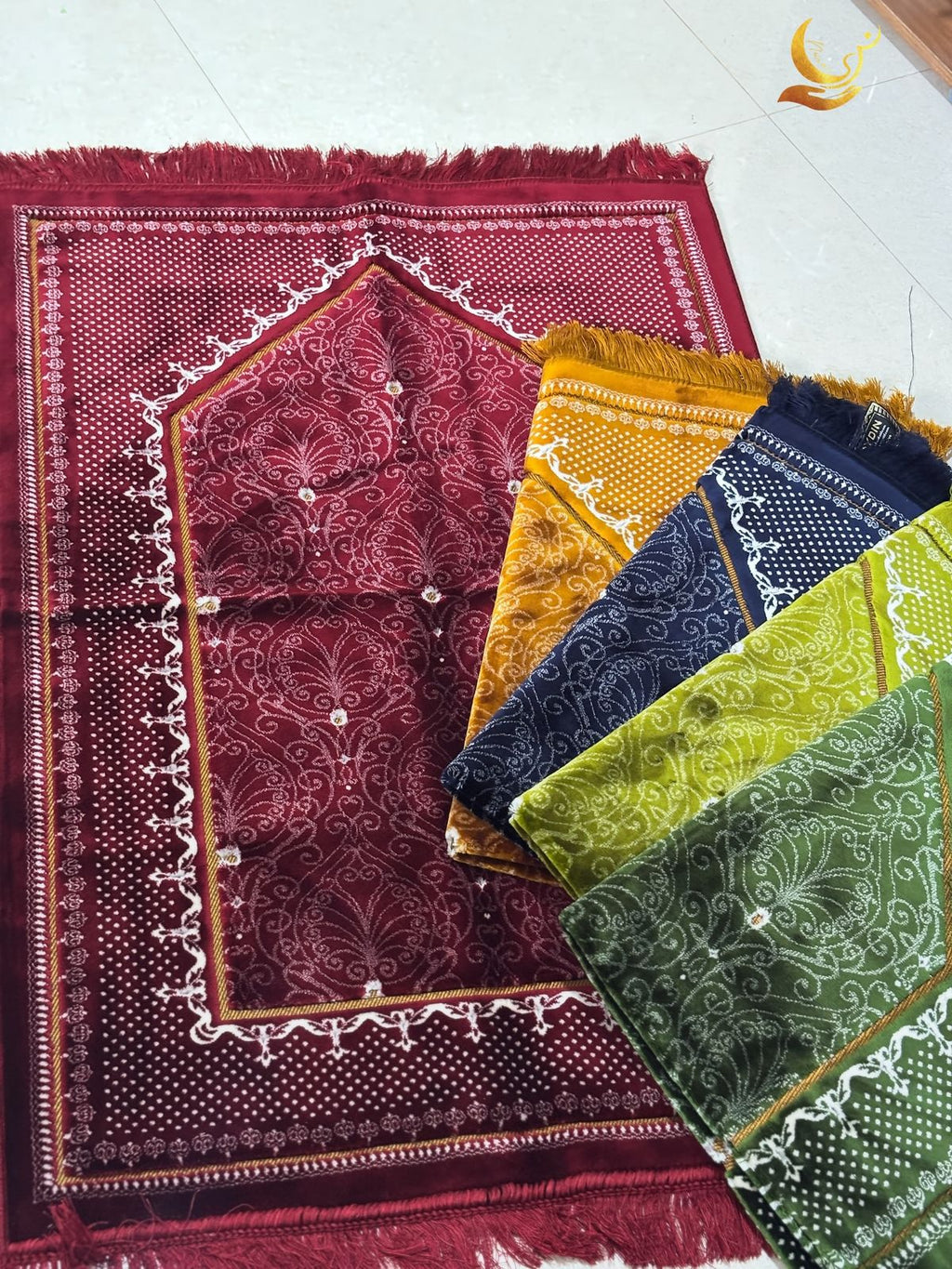 Luxury Velvet Prayer Mat Janamaz